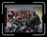 FIU Stompdown - Sigma Pi, Soror Chelsie, and Me (pink hat!) * 400 x 300 * (55KB)